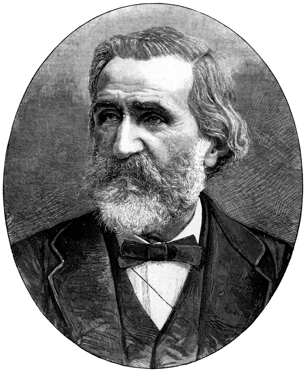 Giuseppe Verdi, italiensk operakomponist, 1887 af Unbekannt