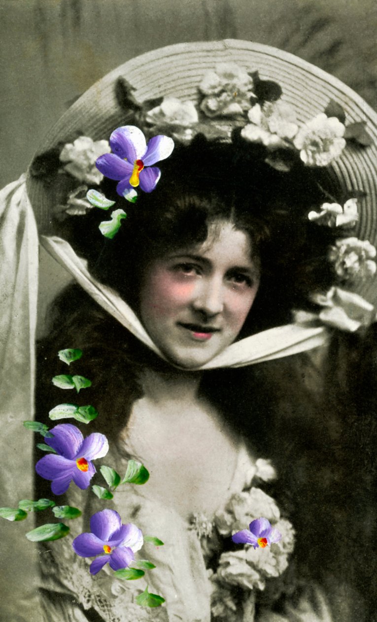 Gladys Huxley, skuespillerinde, 1908 af Unbekannt