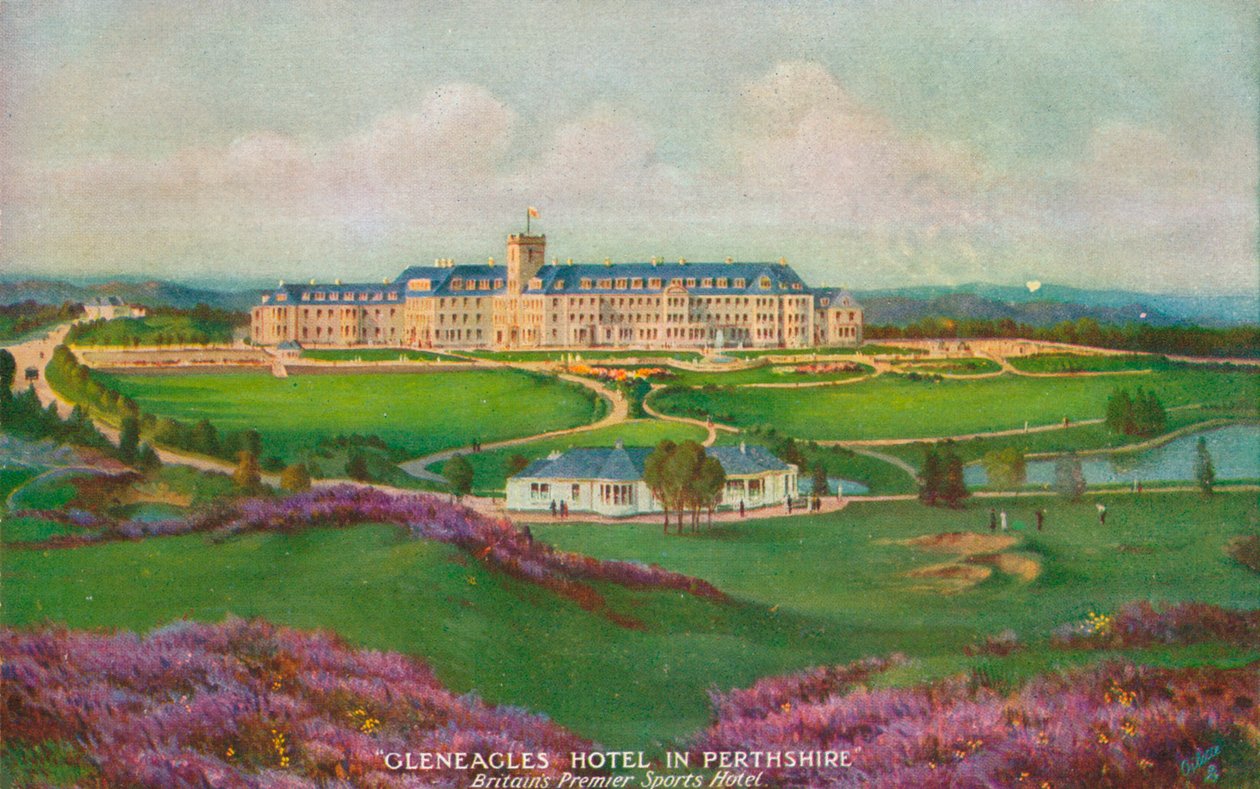Gleneagles Hotel i Perthshire, c1930 af Unbekannt