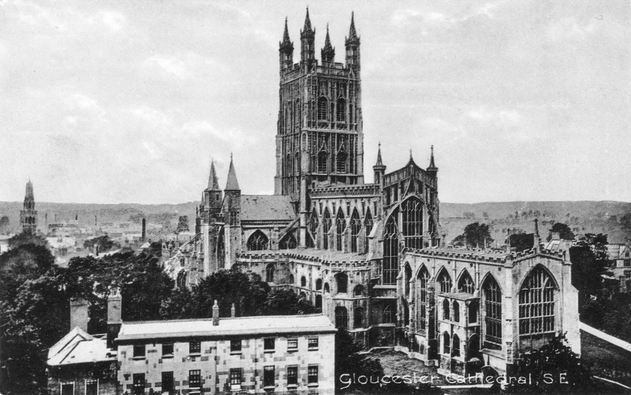 Gloucester Cathedral, Gloucester, Gloucestershire, begyndelsen af det 20. århundrede af Unbekannt