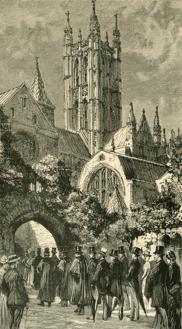 Going To Service By The Dark Entry: Colonial and Indian Visitors at Canterbury, 1886. af Unbekannt