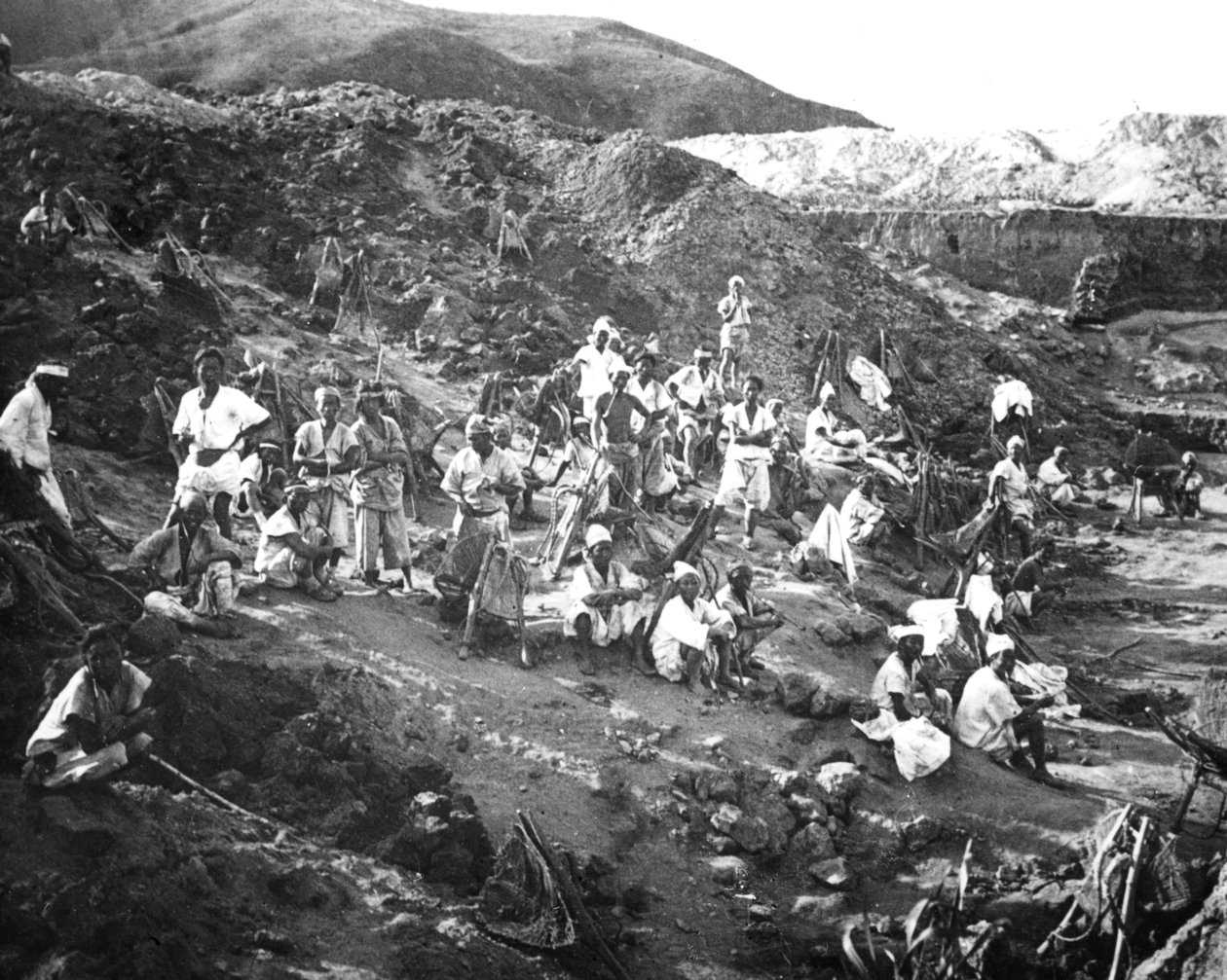 Guldmine, Korea, c1900 af Unbekannt
