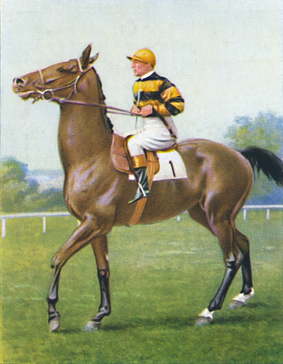 Golden Sovereign, Jockey: T. Weston, 1939 af Unbekannt