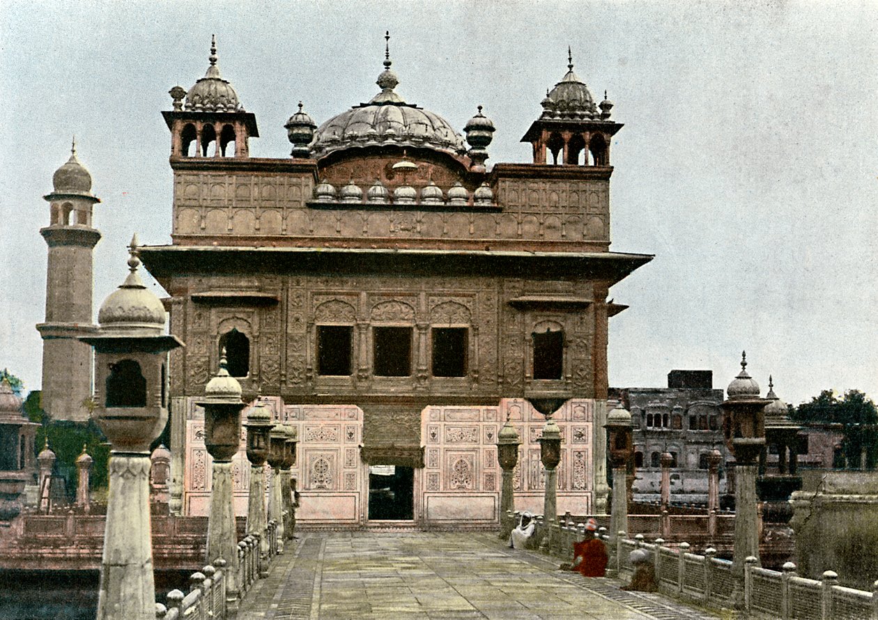 Det gyldne tempel, Amritsar, Punjab, Indien, c1890 af Unbekannt