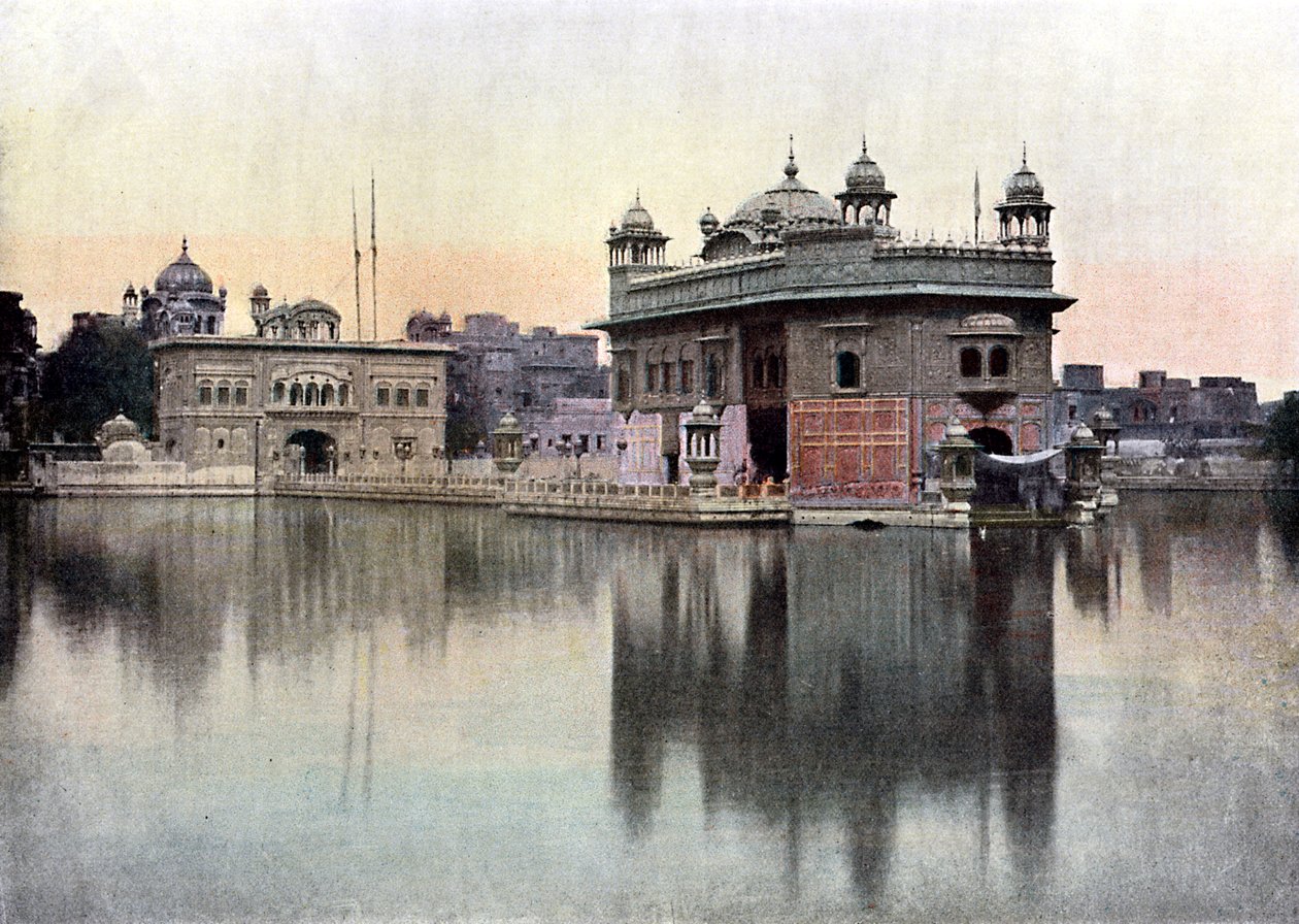 Det gyldne tempel, Amritsar, Punjab, Indien, c1890 af Unbekannt