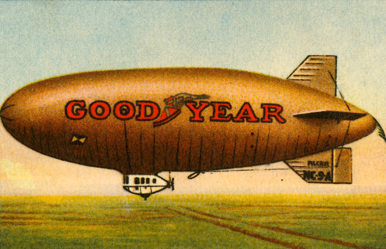 Goodyear Pilgrim luftskib, 1925, 1932. af Unbekannt
