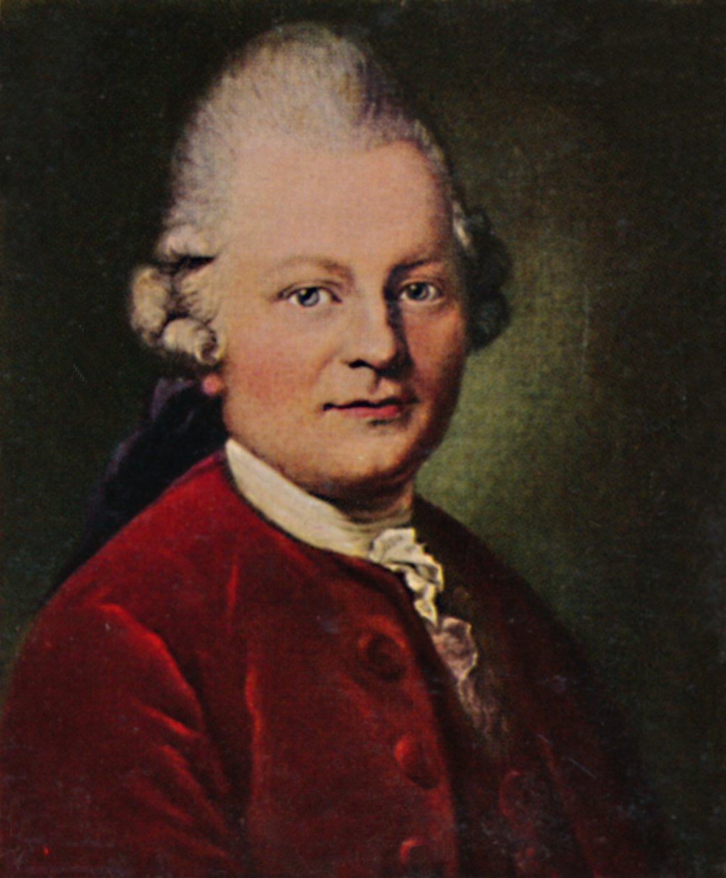 Gotthold Ephraim Lessing 1729-1781. - Maleri af Anton Graff, 1934. af Unbekannt