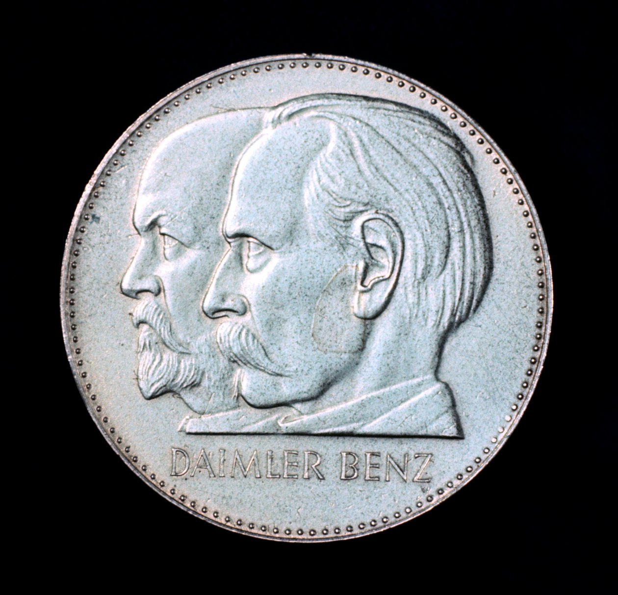 Gottlieb Daimler og Karl Benz, tyske bilindustripionerer, 1961 af Unbekannt
