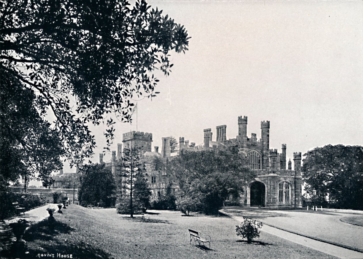 Regeringshuset, c1900. af Unbekannt