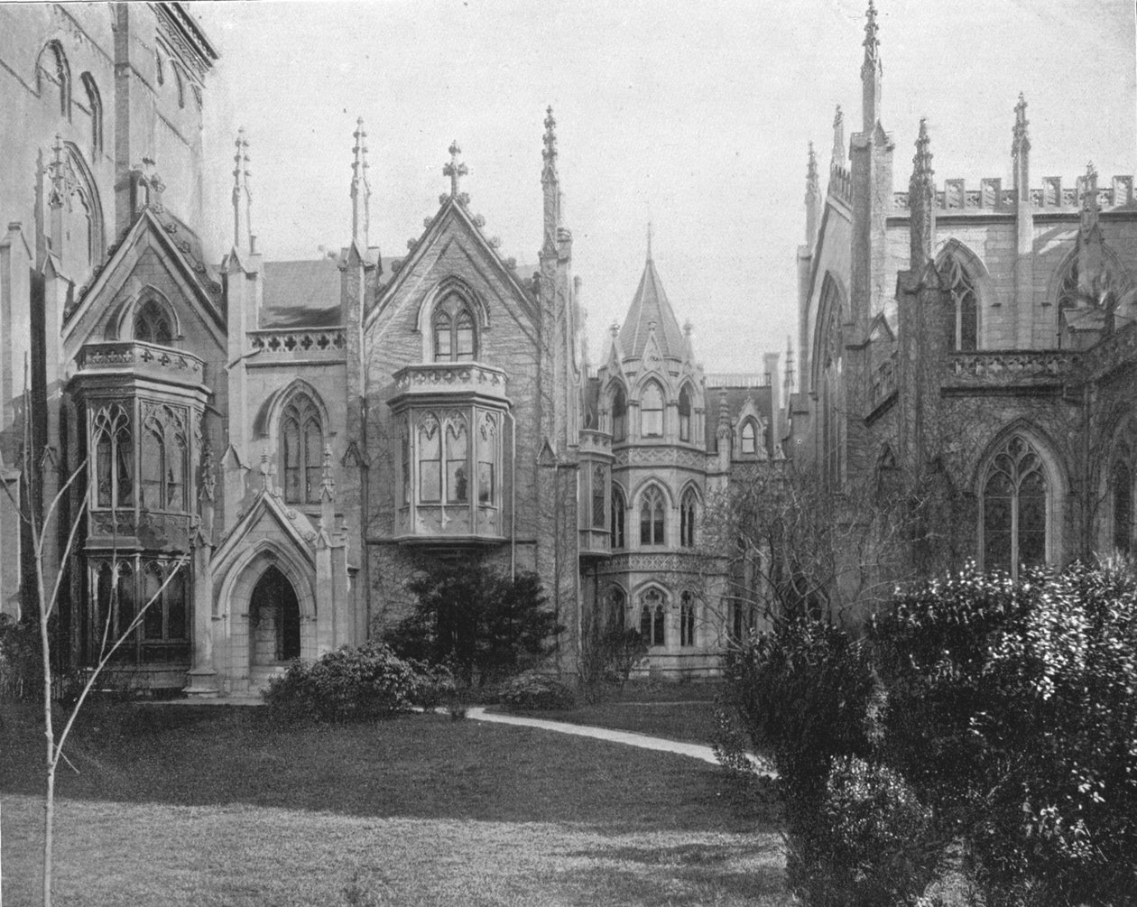 Grace Church and Rectory, New York, USA, c1900. af Unbekannt