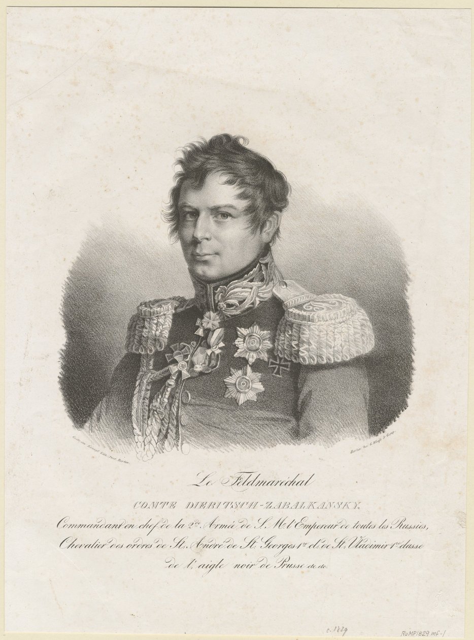 Grev Ivan Ivanovich Dibich-Zabalkansky, 1829 af Unbekannt