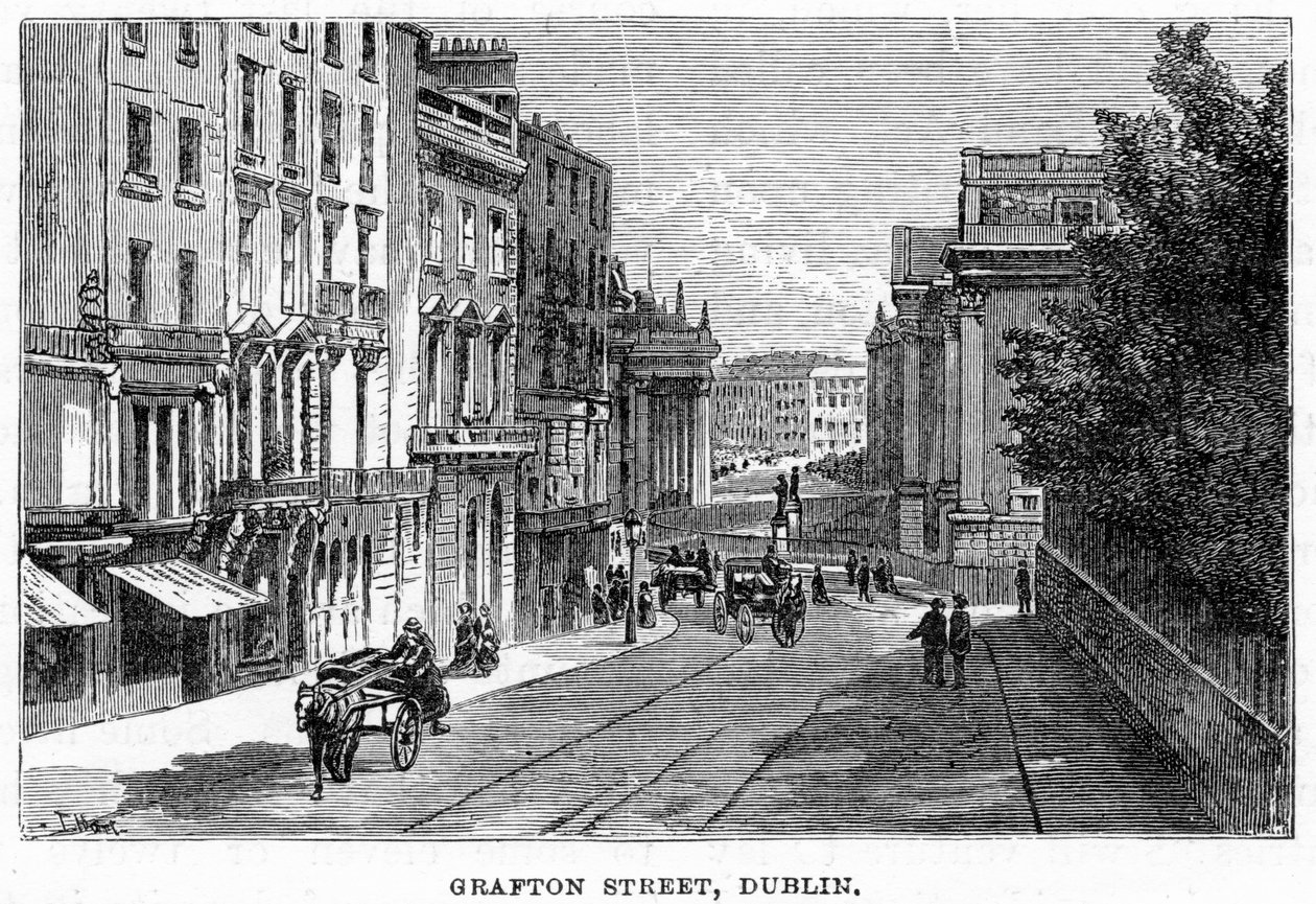 Grafton Street, Dublin, 1800-tallet af Unbekannt