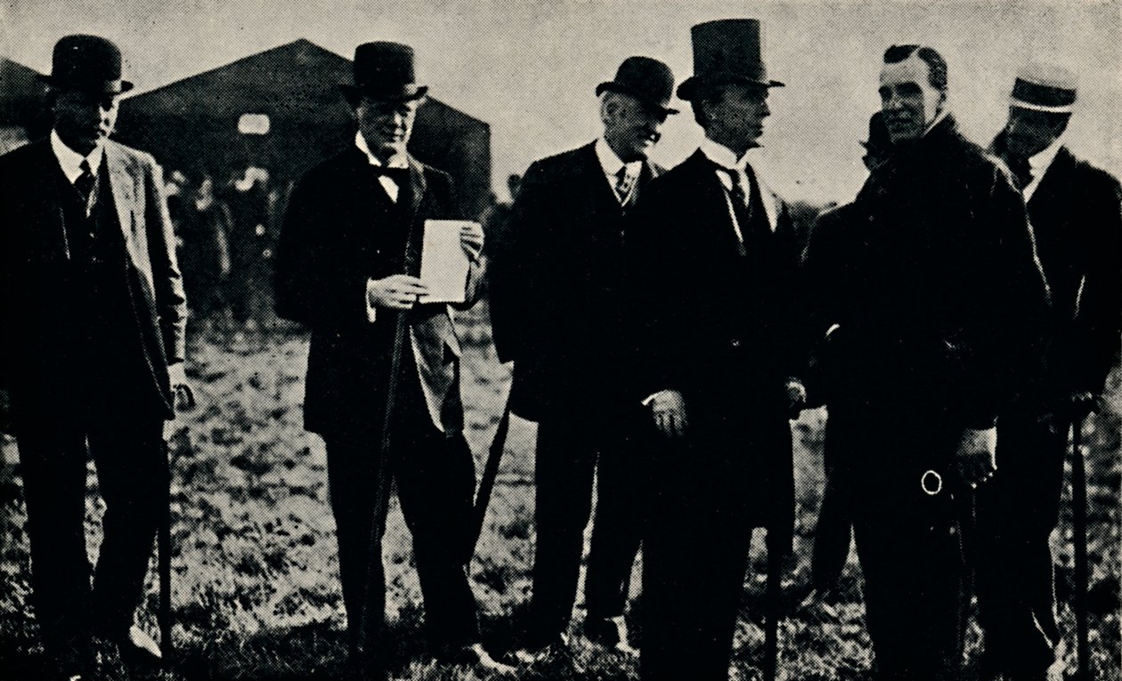 Grahame White og Mr. Churchill, 1910, 1945. af Unbekannt