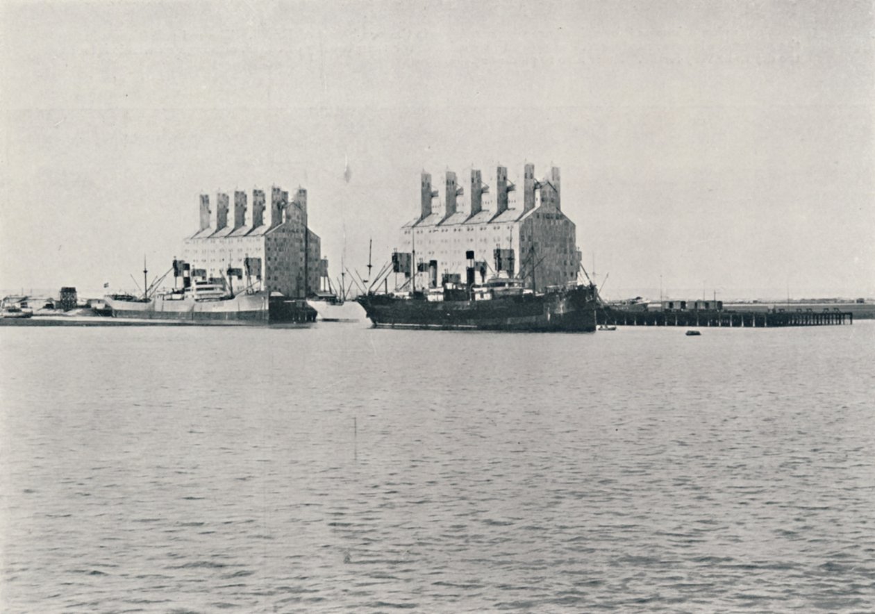 Korn elevatorer, Bahia Blanca, 1916 af Unbekannt