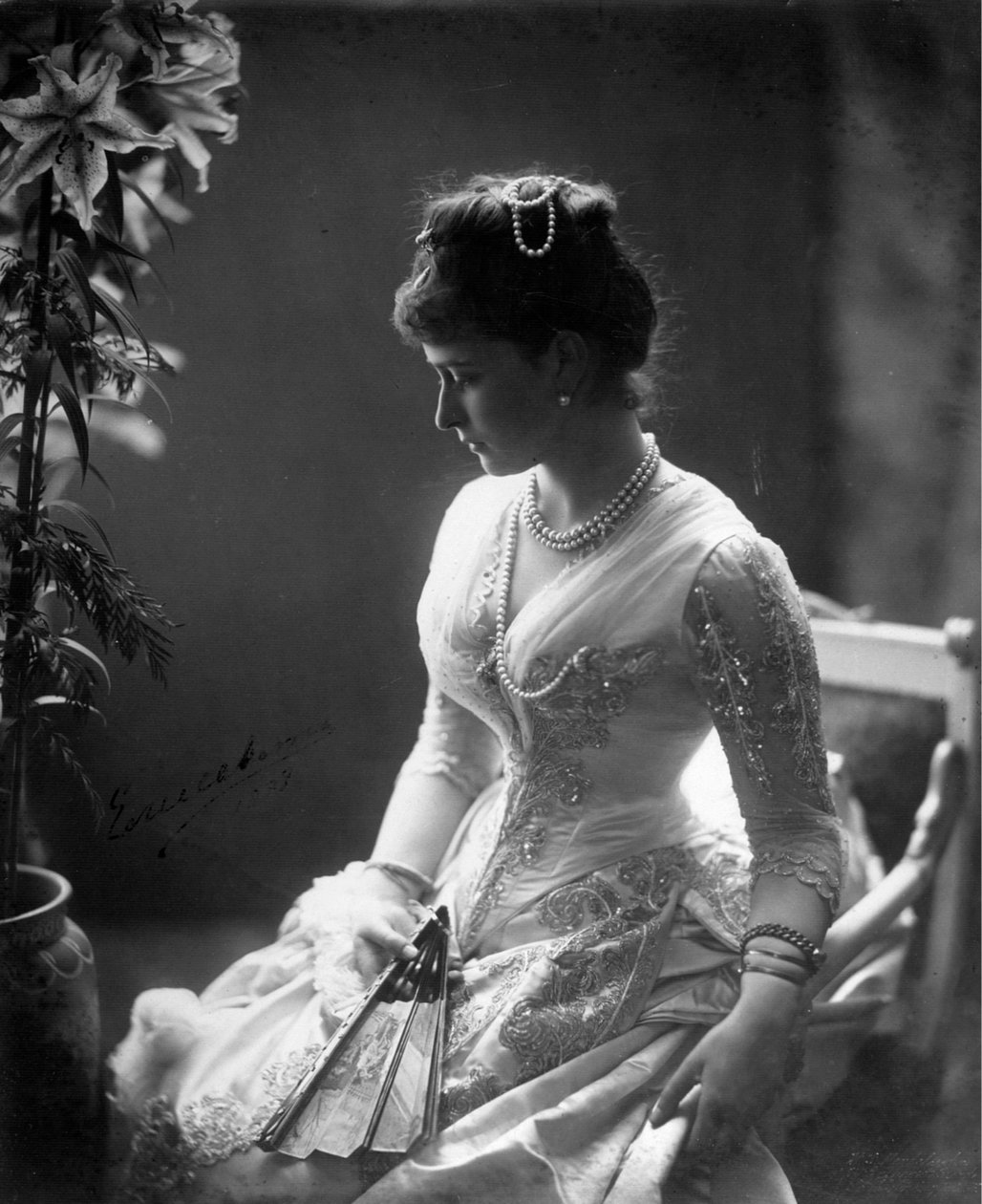 Storhertuginde Elizabeth Feodorovna af Rusland, slutningen af det 18. og begyndelsen af det 19. århundrede af Unbekannt