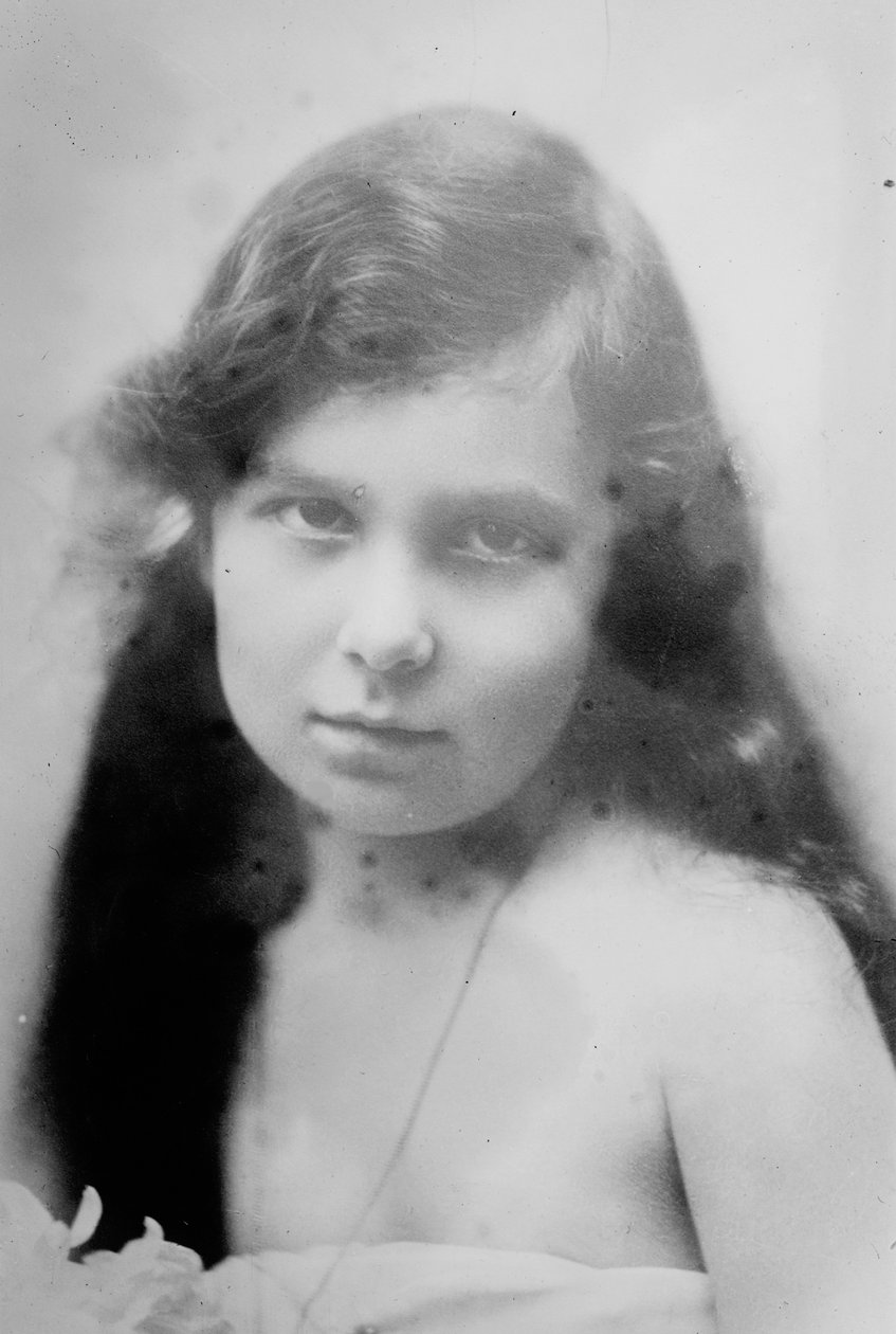 Storhertuginde Maria Kirillovna af Rusland som barn, 1910