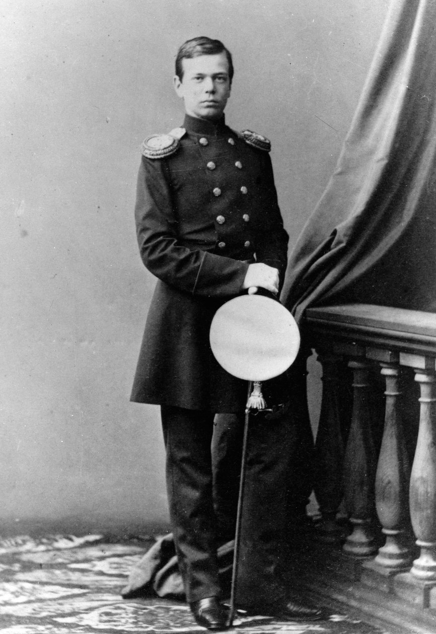 Storhertug Alexander Alexandrovich af Rusland, c1860-c1861 af Unbekannt
