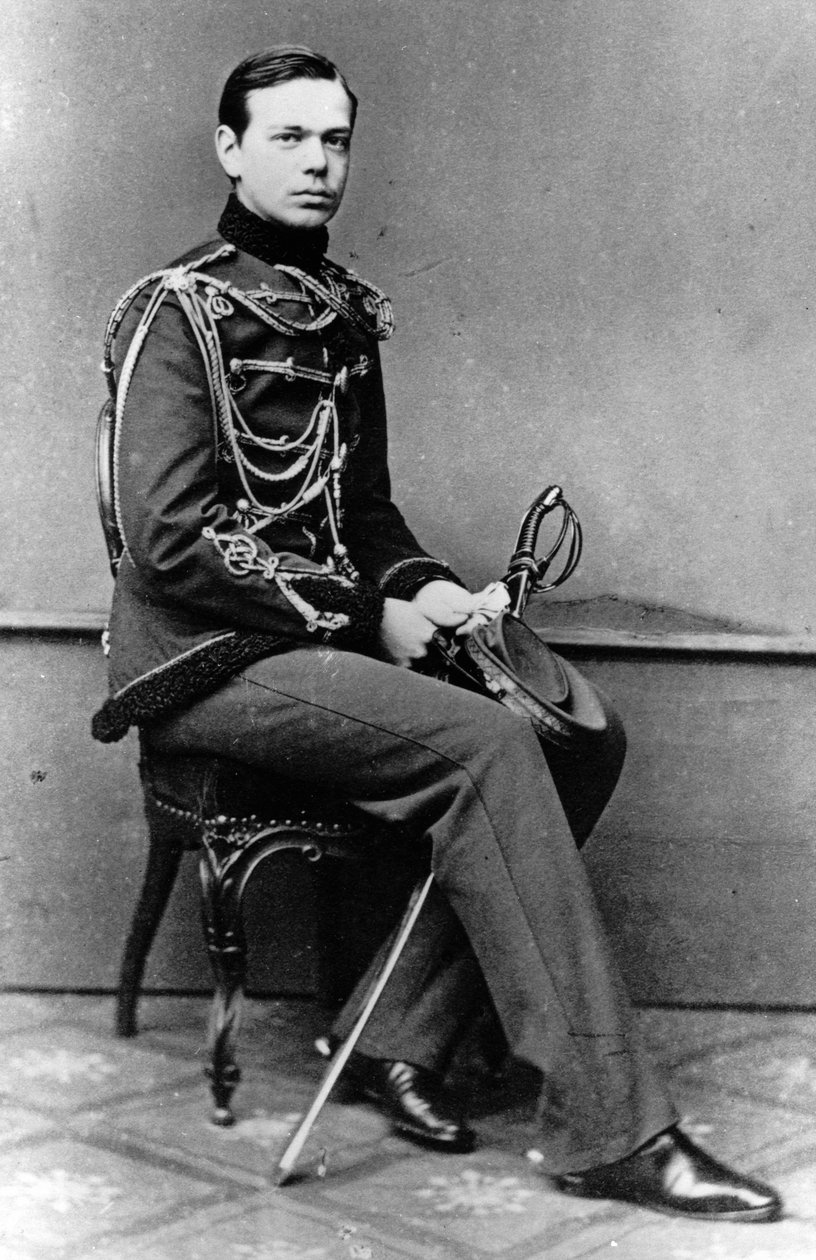 Storhertug Alexander Alexandrovich af Rusland, c1860-c1862 af Unbekannt