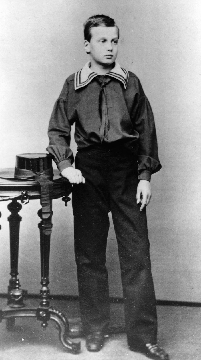 Storhertug Alexei Alexandrovich af Rusland, c1860-c1862 af Unbekannt