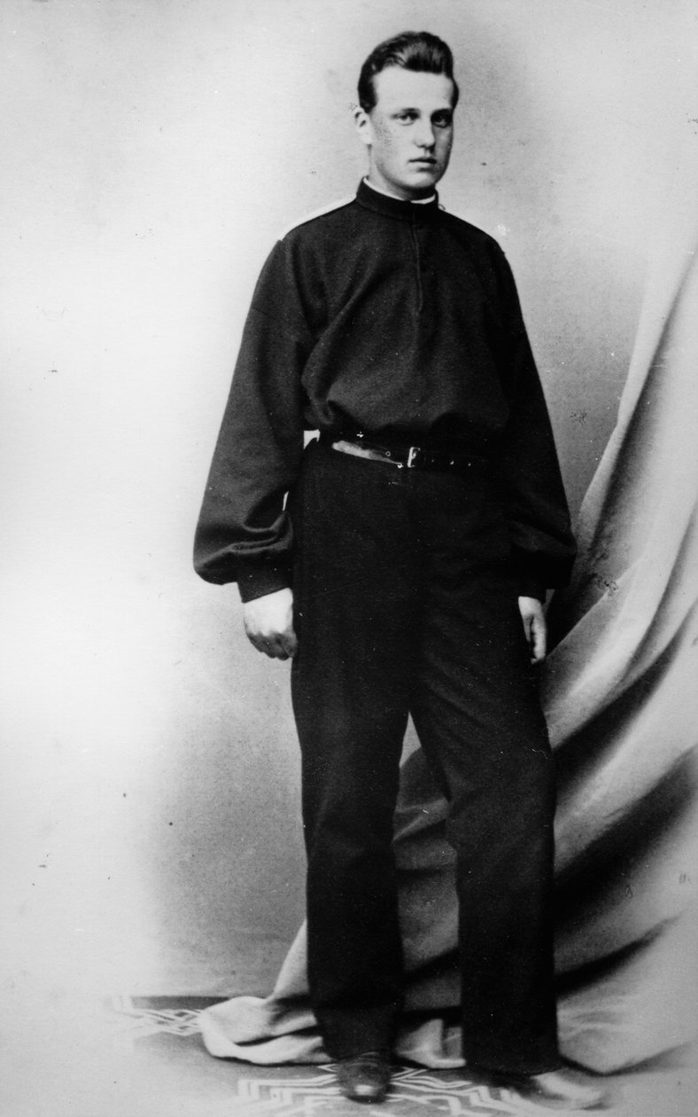 Storhertug Alexei Alexandrovich af Rusland, c1866-c1870 af Unbekannt