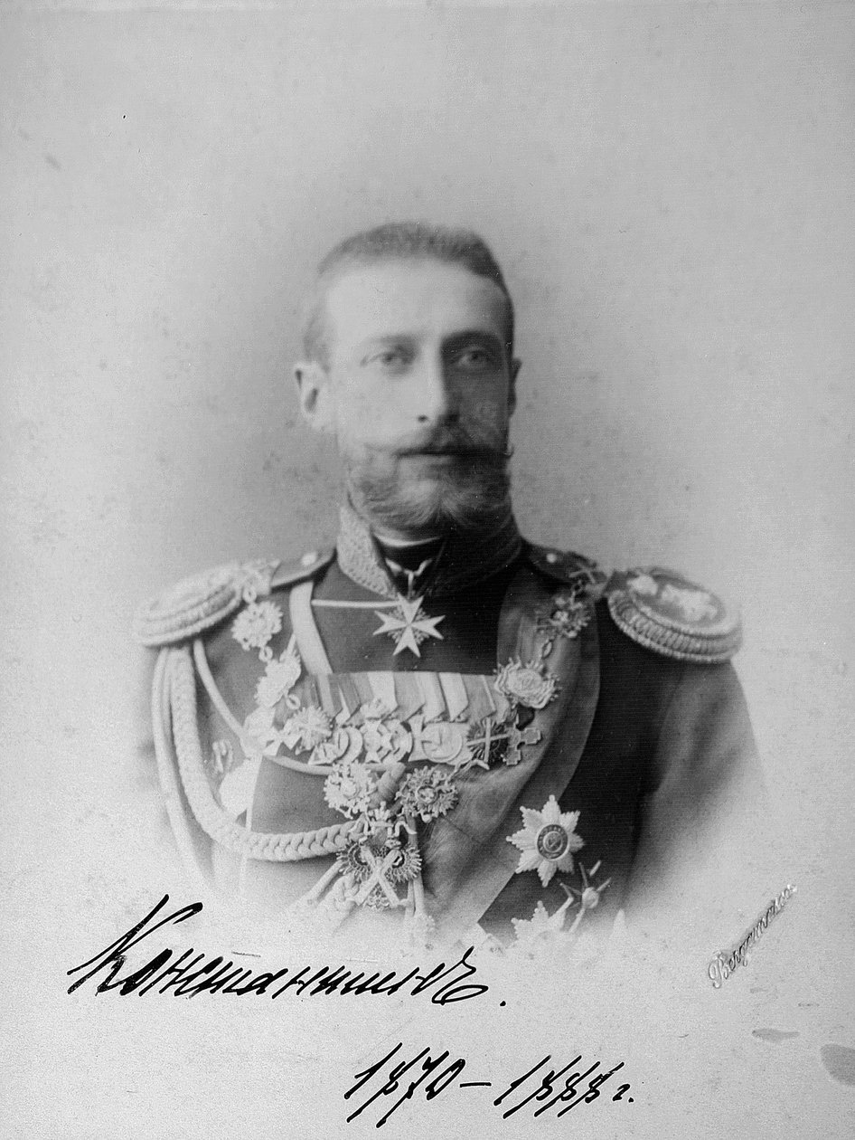 Storhertug Constantine Constantinovich af Rusland, 1880