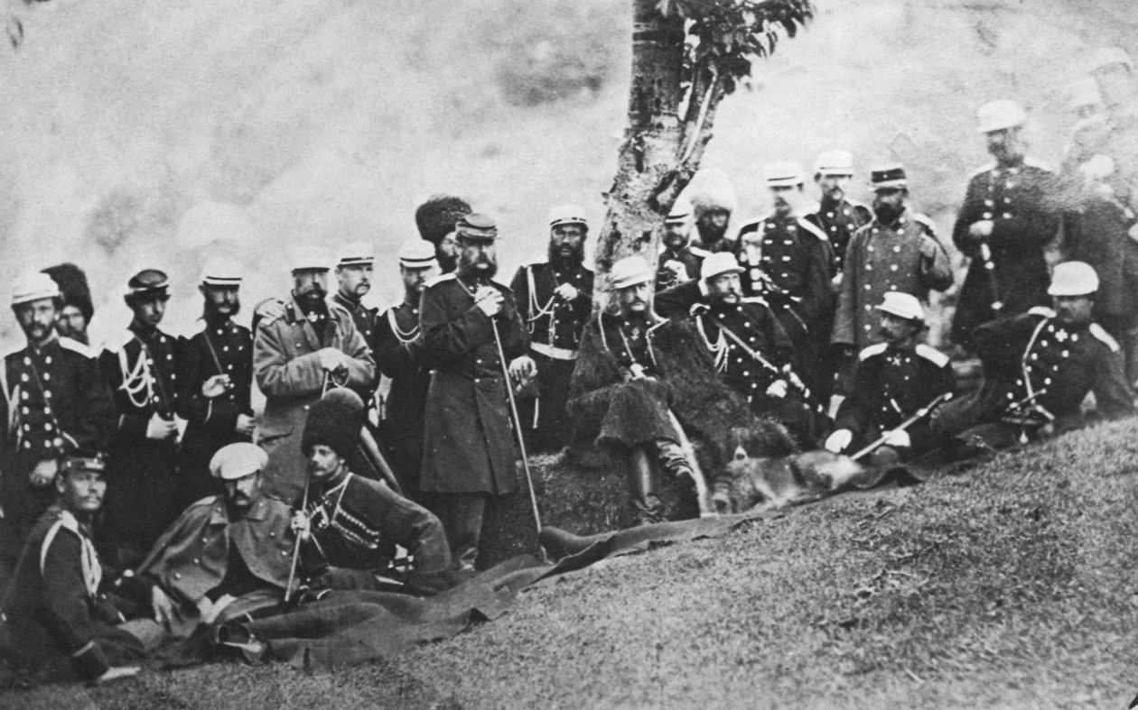 Storhertug Michael Nikolaevich af Rusland på ekspedition, c1880 af Unbekannt