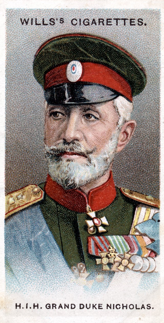 Storhertug Nicholas af Rusland, russisk general, 1917 af Unbekannt
