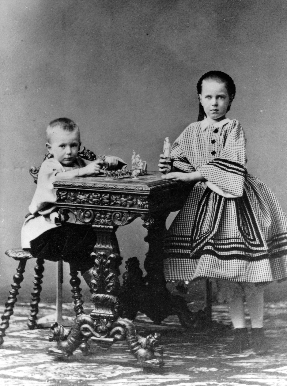 Storhertug Sergei Alexandrovich og storhertuginde Maria Alexandrovna af Rusland, 1860 af Unbekannt