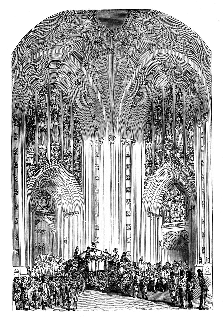 Grand Entrance, Westminster Palace, London, c1888 af Unbekannt