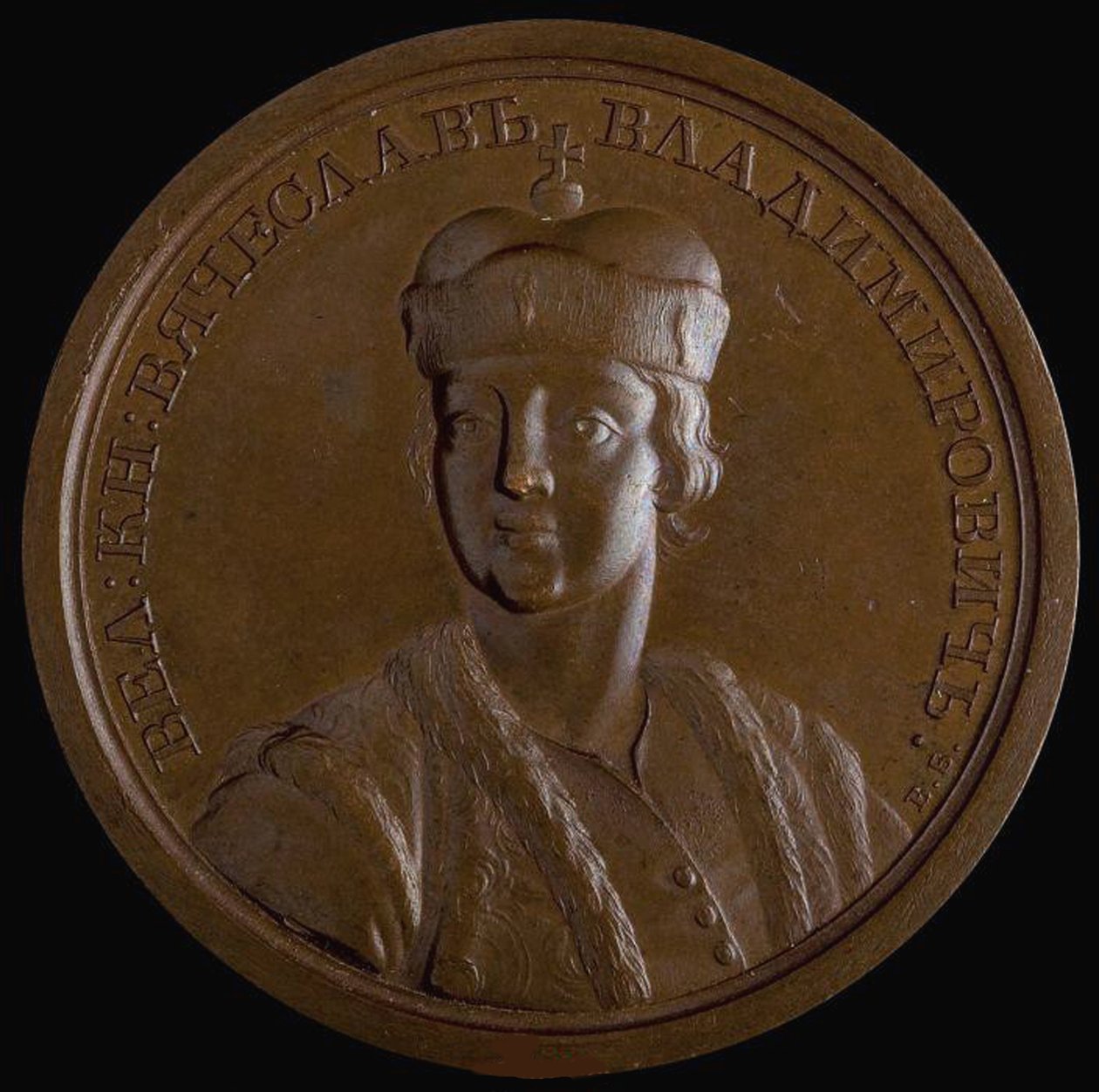 Storprins Viacheslav I Vladimirovich af Kiev fra den historiske medaljerække, 1770