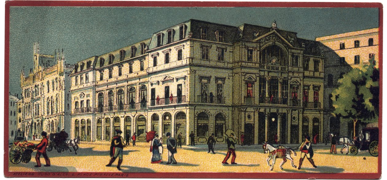 Store hoteller: udvendig udsigt over Avenida Palace i Lissabon, Portugal - Kort over en serie, der præsenterer hotellerne i "Compagnie Internationale des Grands Hotels", slutningen af det 19.-begyndelsen af det 20. århundrede af Unbekannt