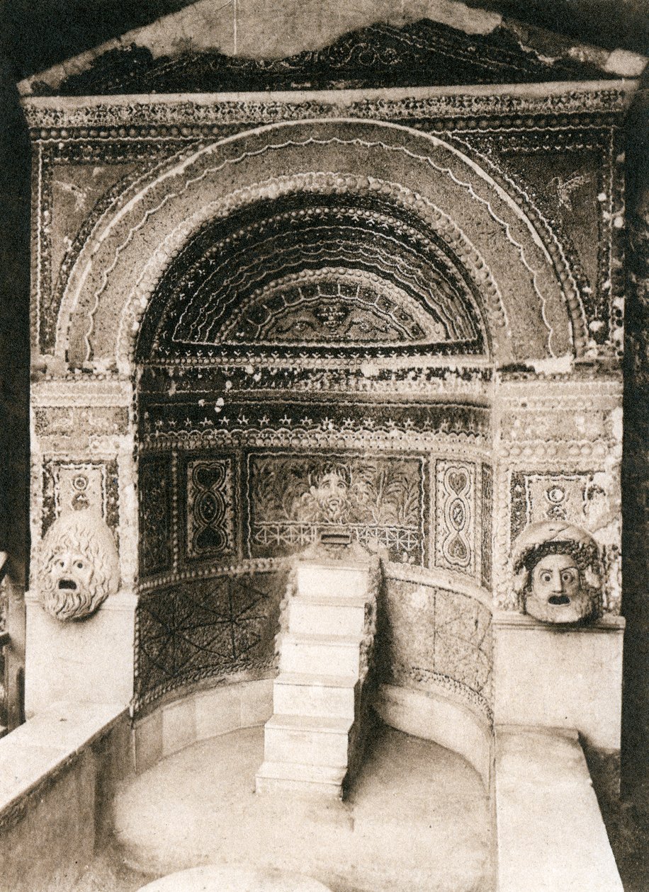 Grande Fontana, Pompeji, Italien, omkring 1900-tallet af Unbekannt