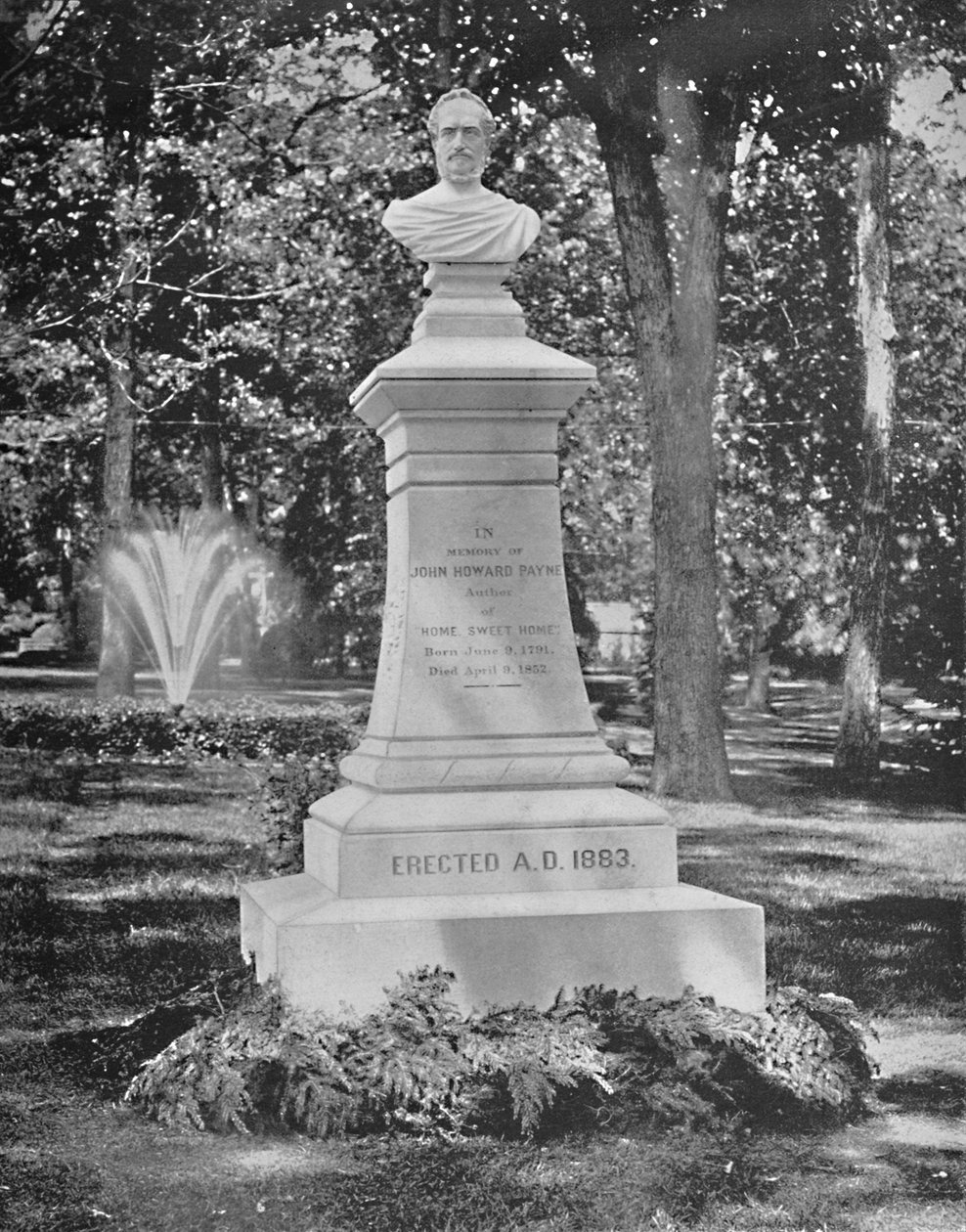 Grav af J. Howard Payne, Georgetown, D.C., c1897. af Unbekannt