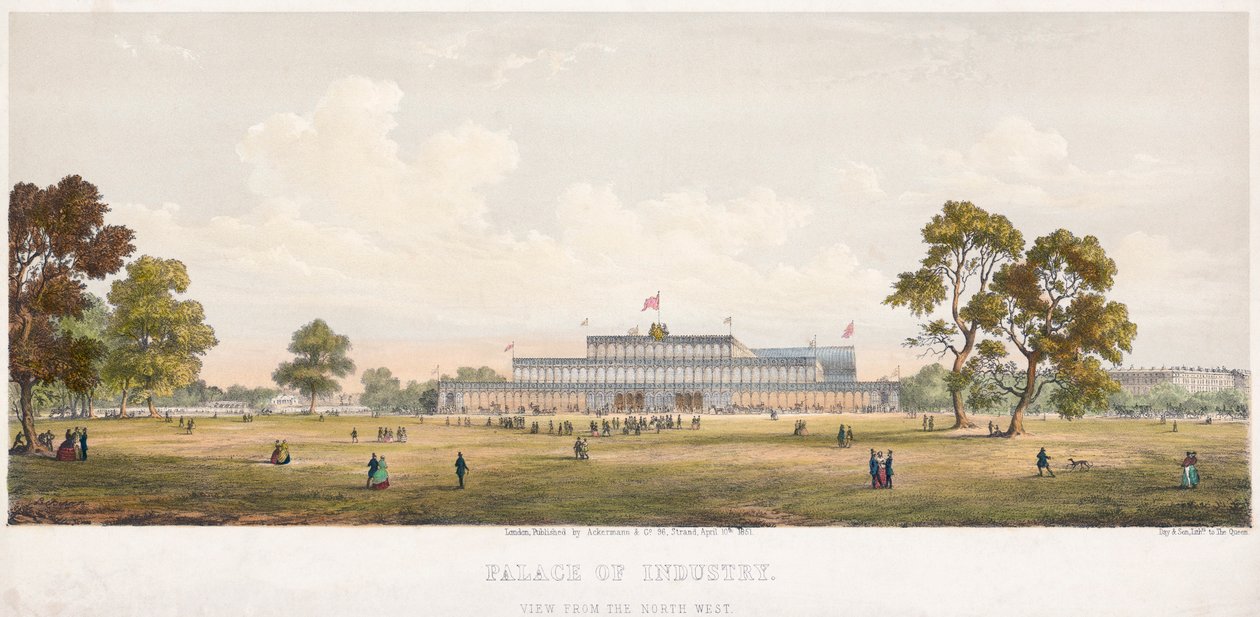 Store udstilling, Crystal Palace, Hyde Park, London, 1851 af Unbekannt