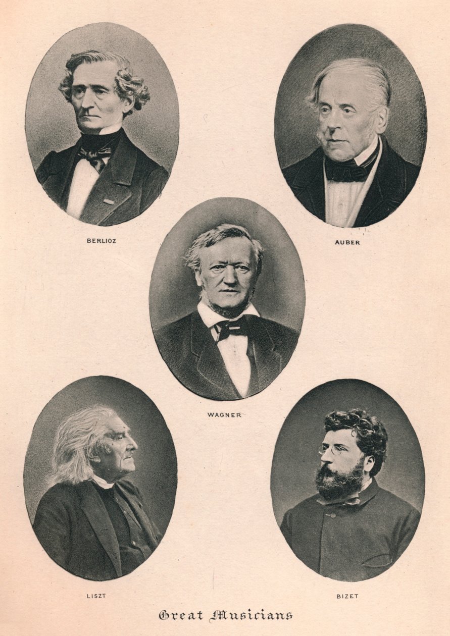 Store Musikere - Tavle II., 1895 af Unbekannt