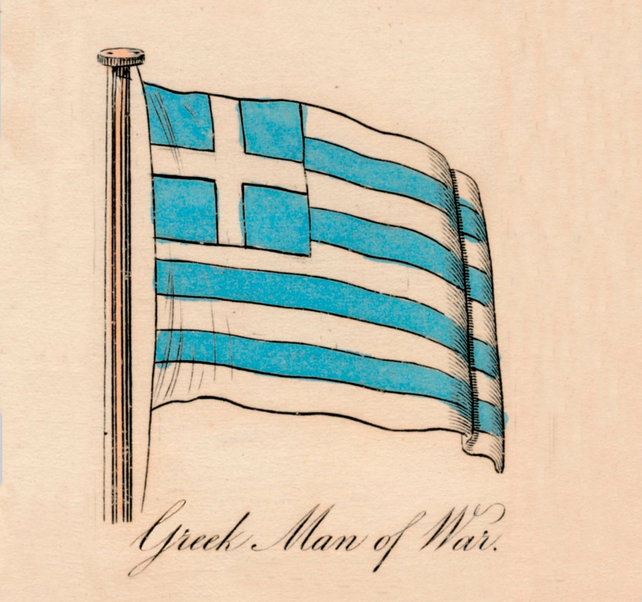 Græsk krigsmand, 1838 af Unbekannt