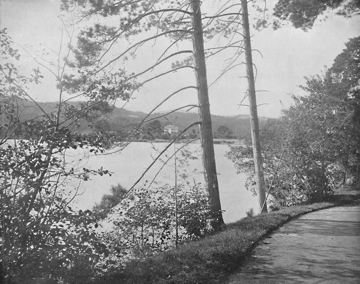 Green Island, Lake George, New York, c1897. af Unbekannt