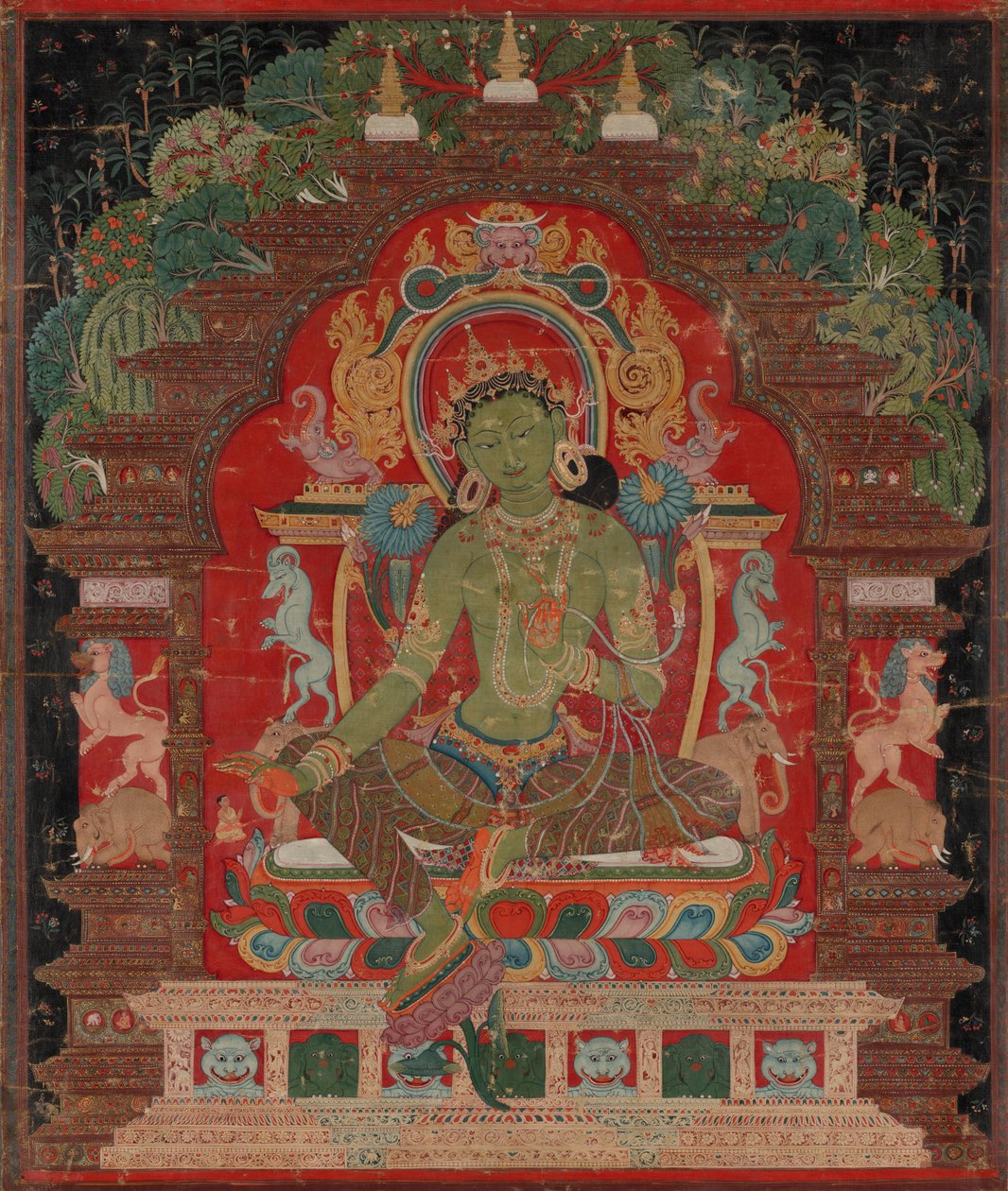 Grøn Tara, ca. 1260