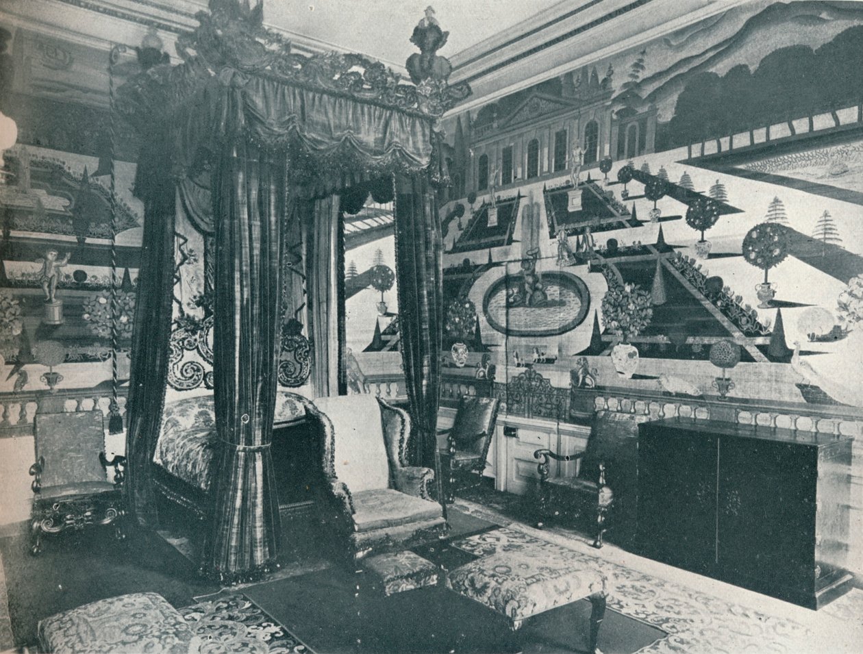 Green Velvet Room, Stoke Edith, c1909 af Unbekannt