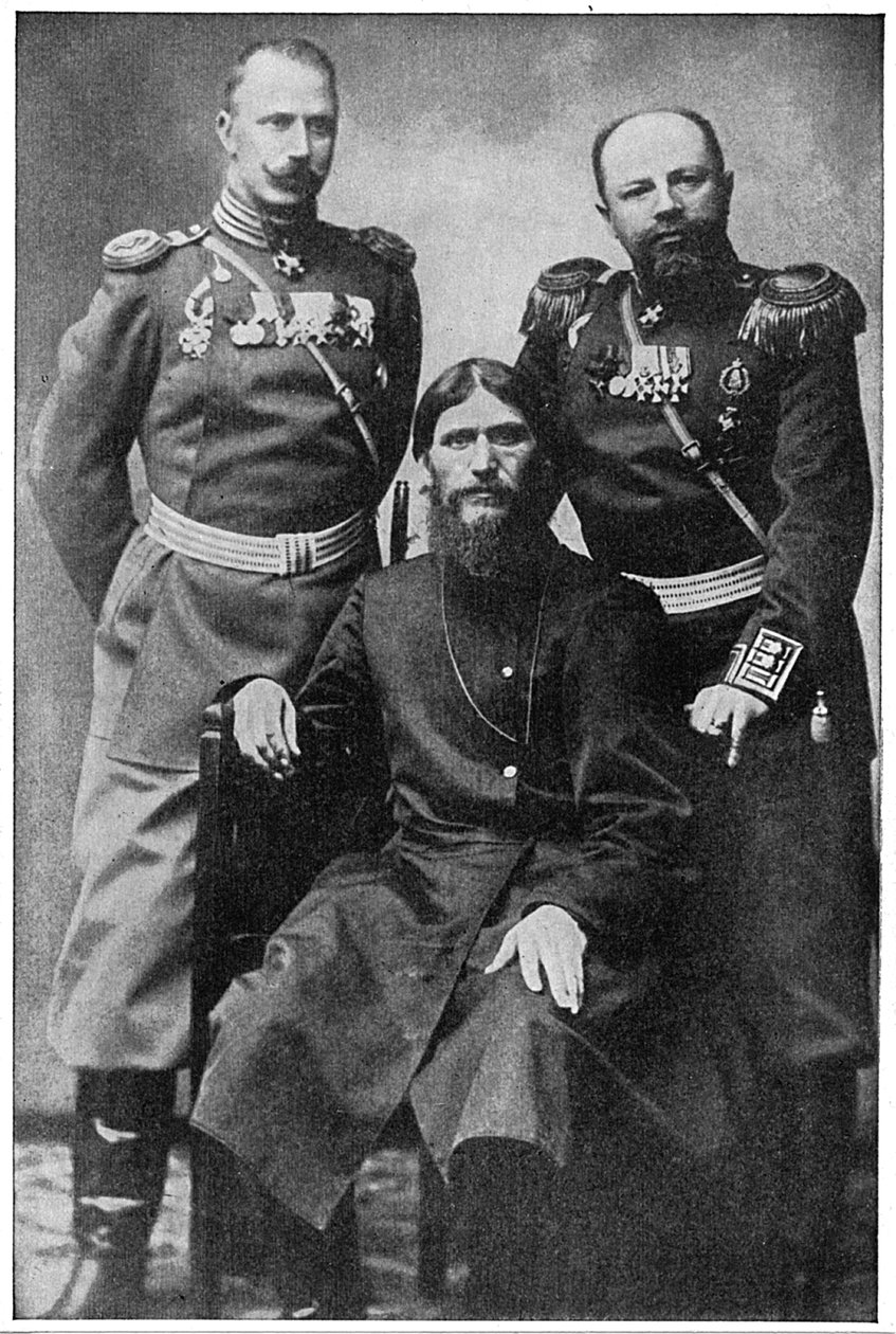 Grigoriy Efimovich Rasputin, russisk mystiker og hellig mand af Unbekannt