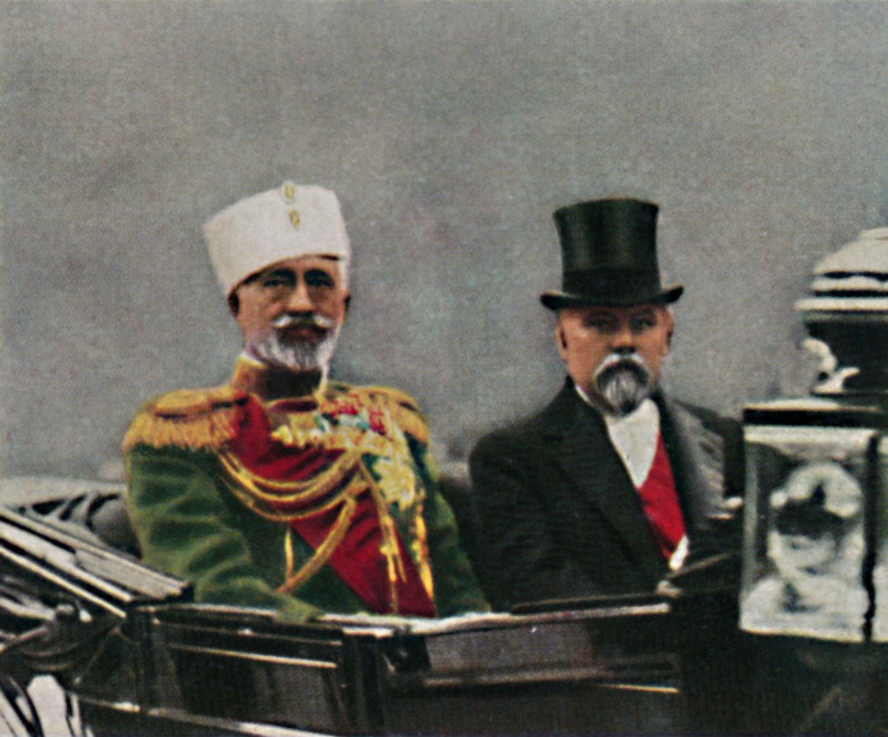 Storhertug Nikolai Nikolayevich 1856-1929 og Poincaré født 1860, 1934. af Unbekannt