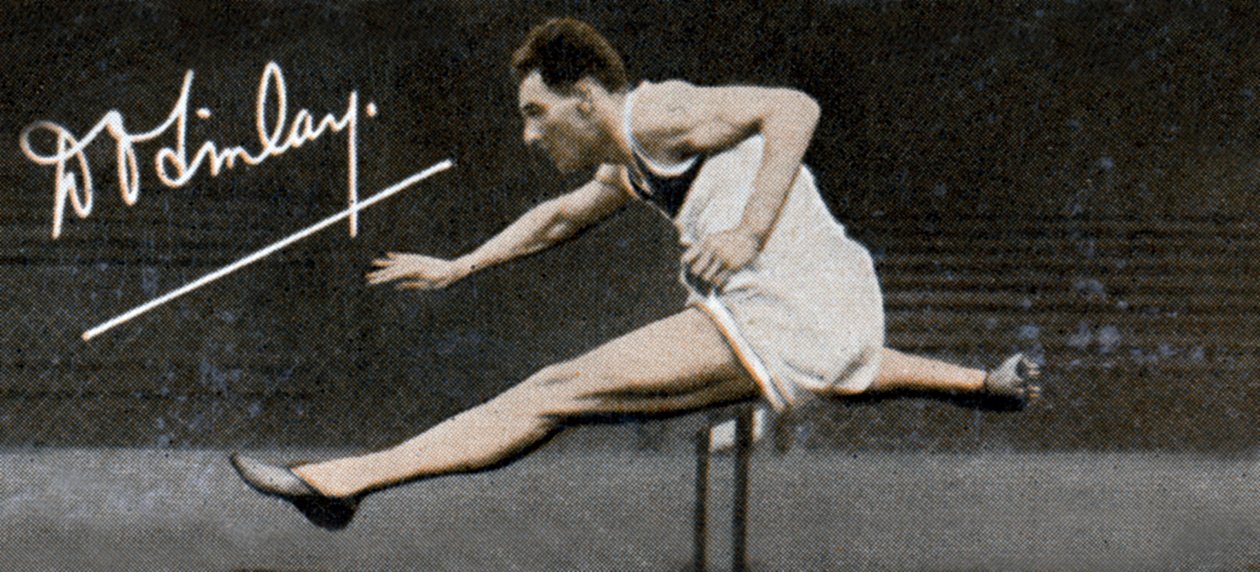 Gruppekaptajn Donald Don Osborne Finlay, Storbritannien og olympisk hækkeløber, 1935 af Unbekannt