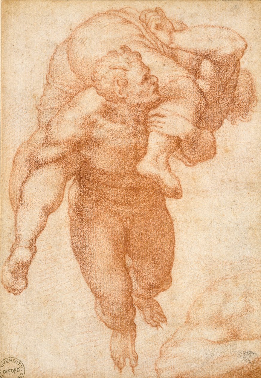 Gruppe fra den sidste dom, 1536-1541 af Unbekannt