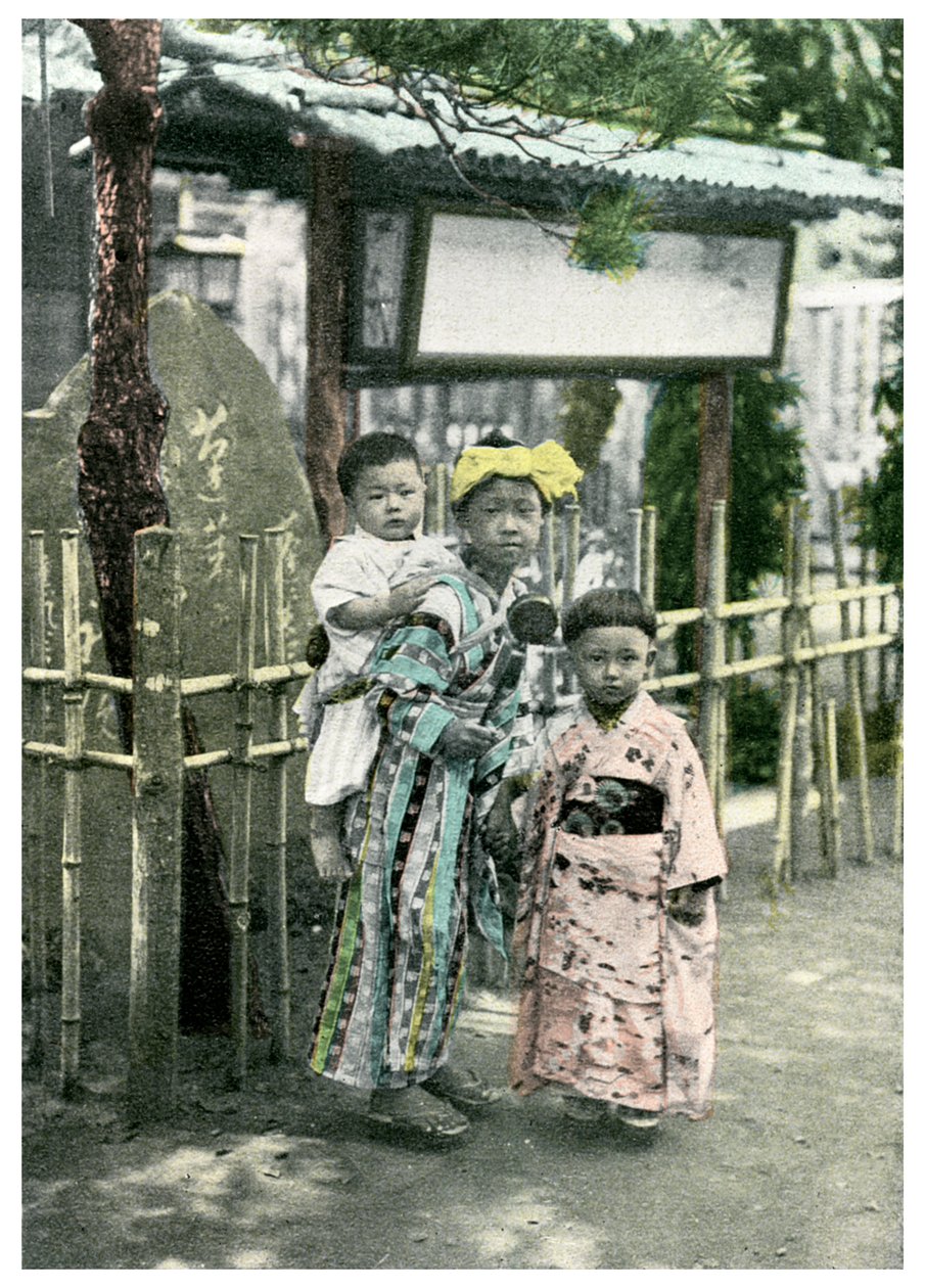 Børnegruppe, Japan, 1904 af Unbekannt