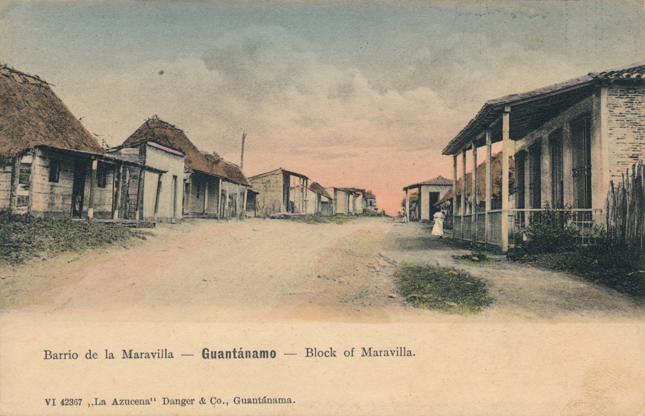 Guantanamo - Block of Maravilla, c1910 af Unbekannt