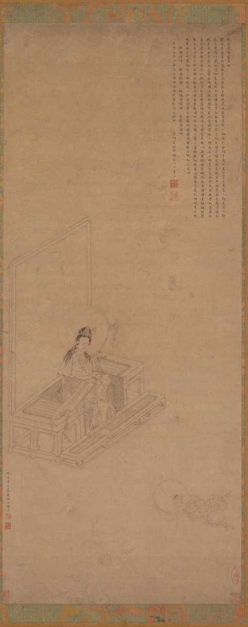 Guanyin og Shancai, 16.-17. århundrede. af Unbekannt