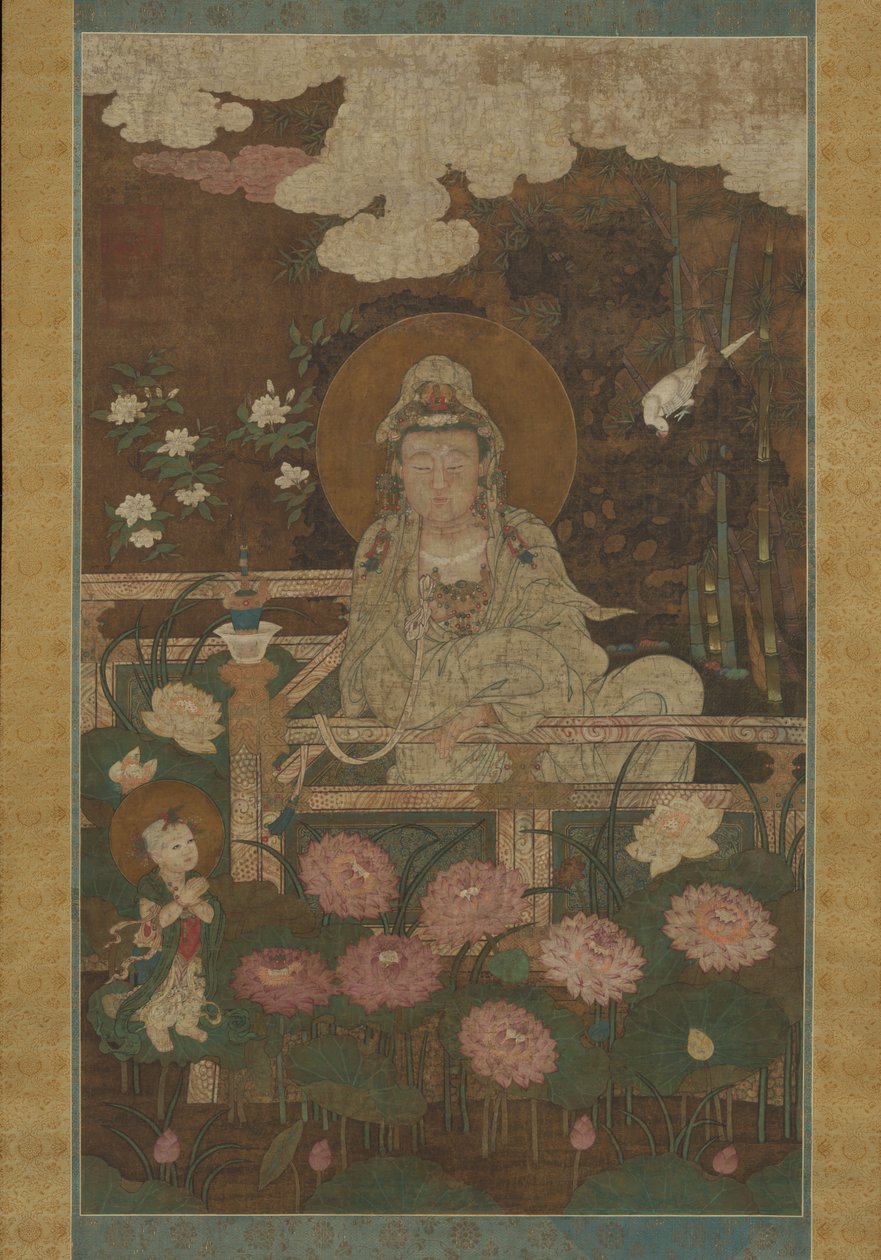 Guanyin som Nine-Lotus Bodhisattva, 1593. af Unbekannt
