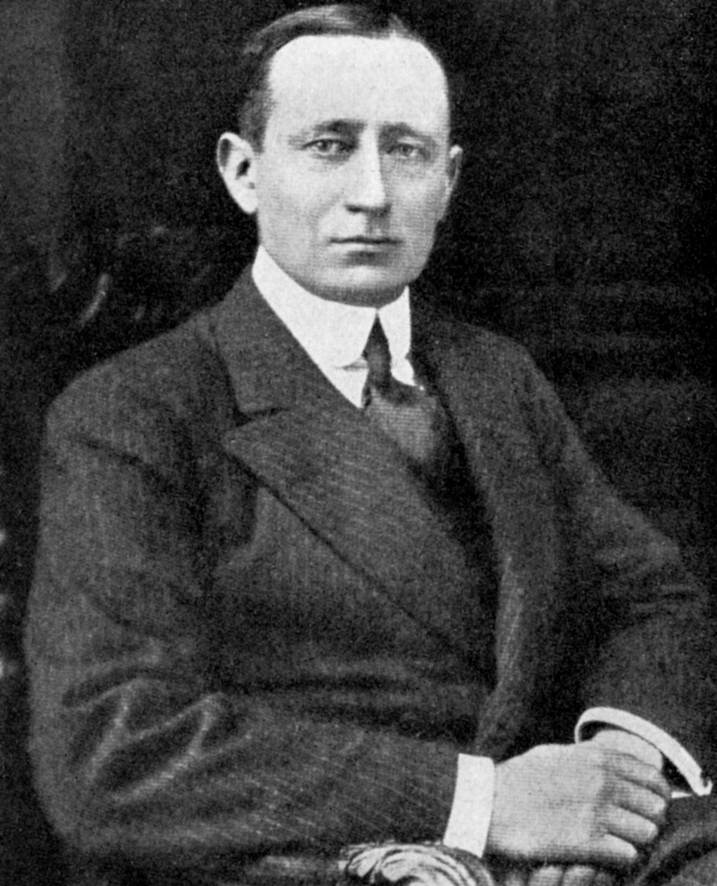 Guglielmo Marconi, italiensk opfinder, c1920 af Unbekannt