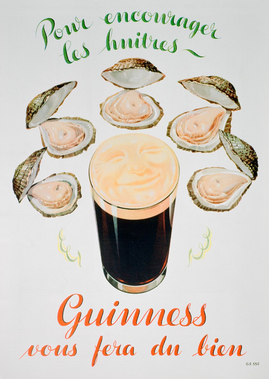 Guinness-annonce, 1936 af Unbekannt
