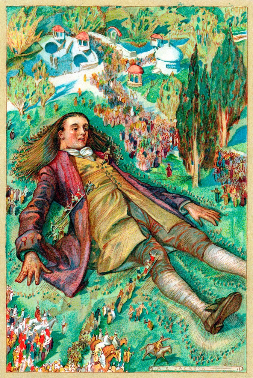 Gulliver i Lilliput af Unbekannt